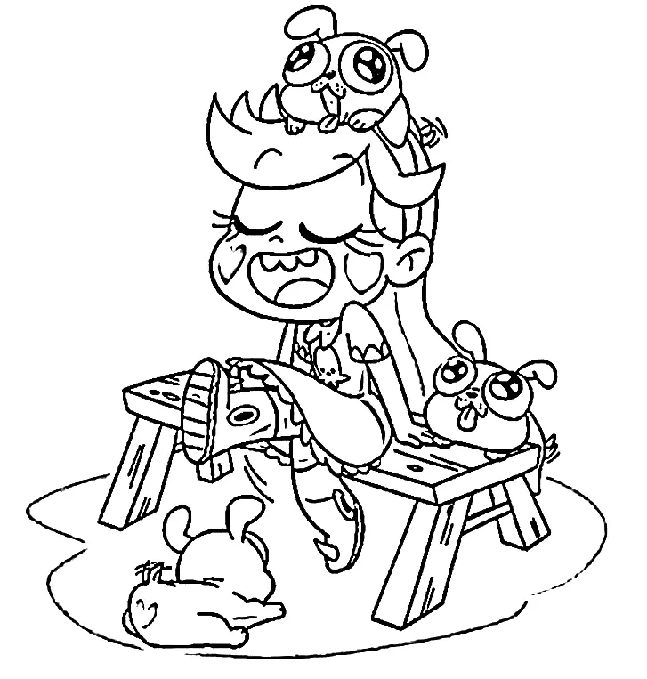 Star vs the Forces of Evil Coloring Pages 16