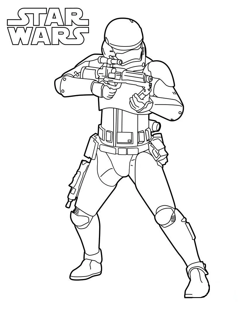 Personajes Star Wars Para Colorear 24