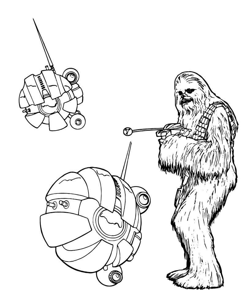 Star Wars aventuras de jovens Jedi Para Colorir 11