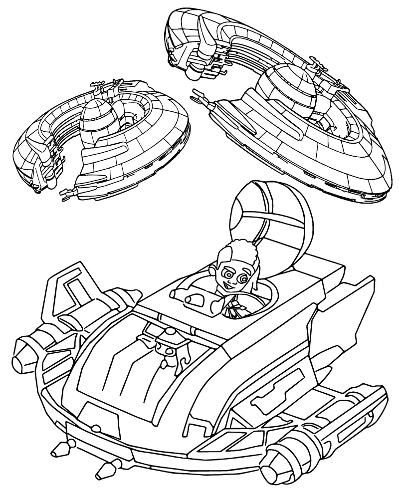 Star Wars aventuras de jovens Jedi Para Colorir 14