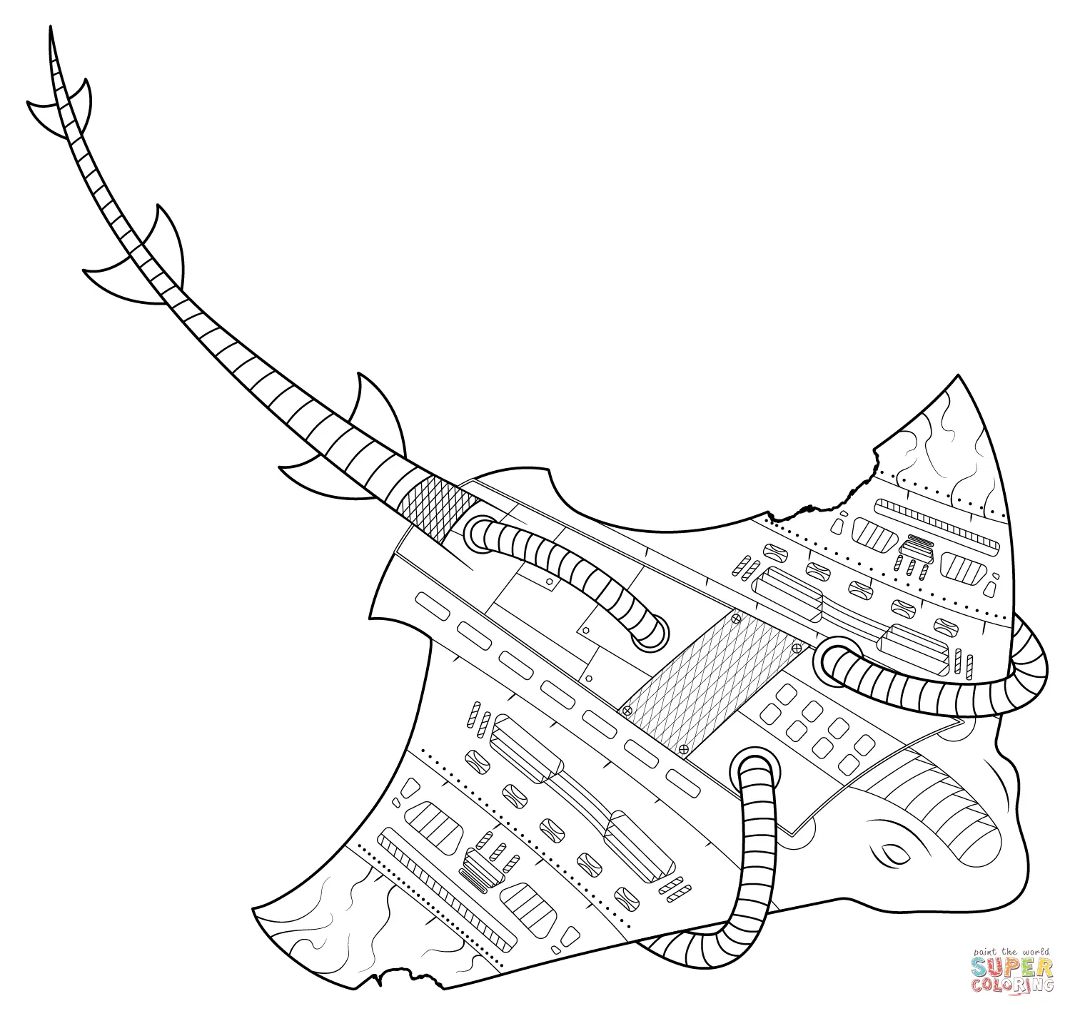 Steampunk Para Colorir 26