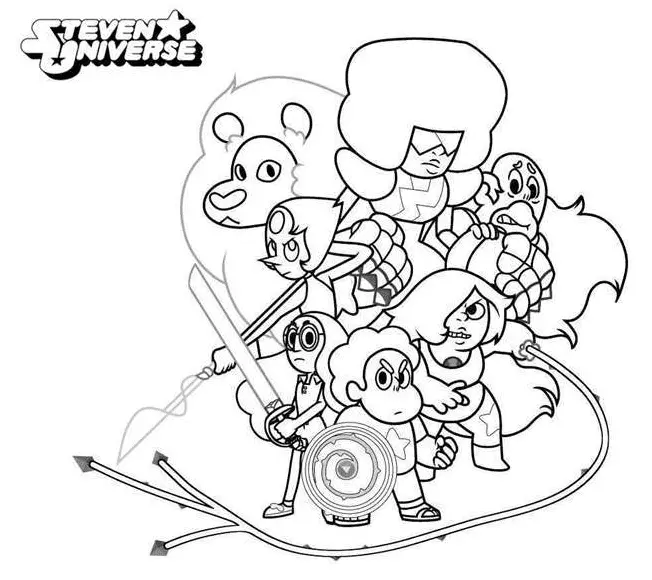 Steven Universe Para Colorear 3