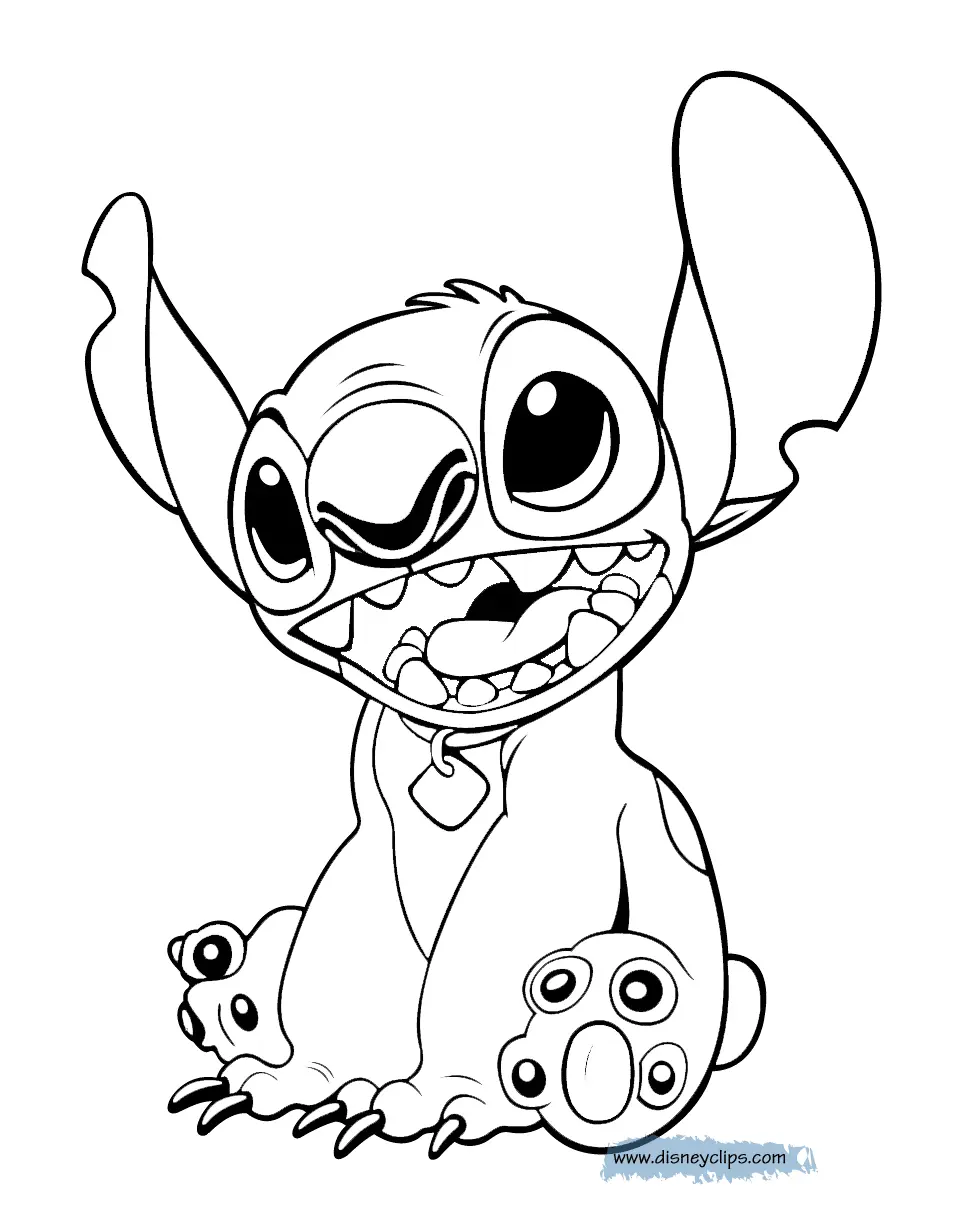 Stitch Ausmalbilder 21