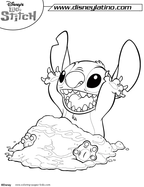 Stitch Ausmalbilder 22