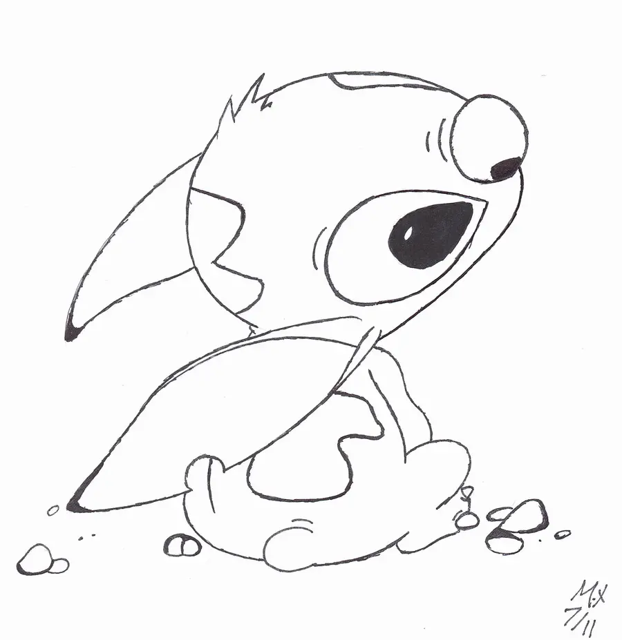 Stitch Ausmalbilder 27
