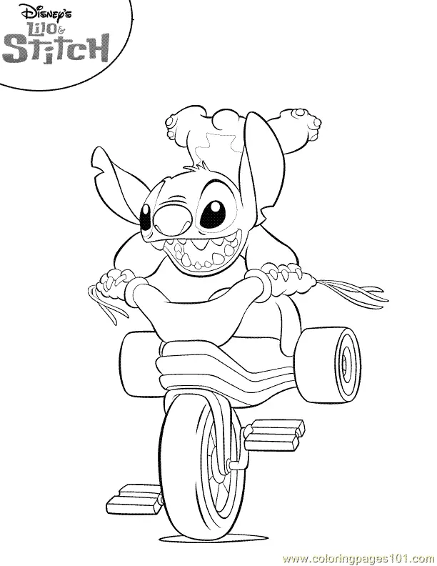 Stitch Ausmalbilder 33