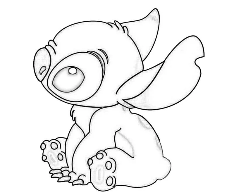 Stitch Ausmalbilder 6