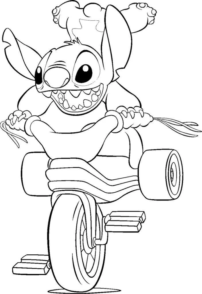 Stitch Ausmalbilder 7