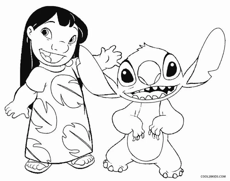 Stitch Ausmalbilder 8