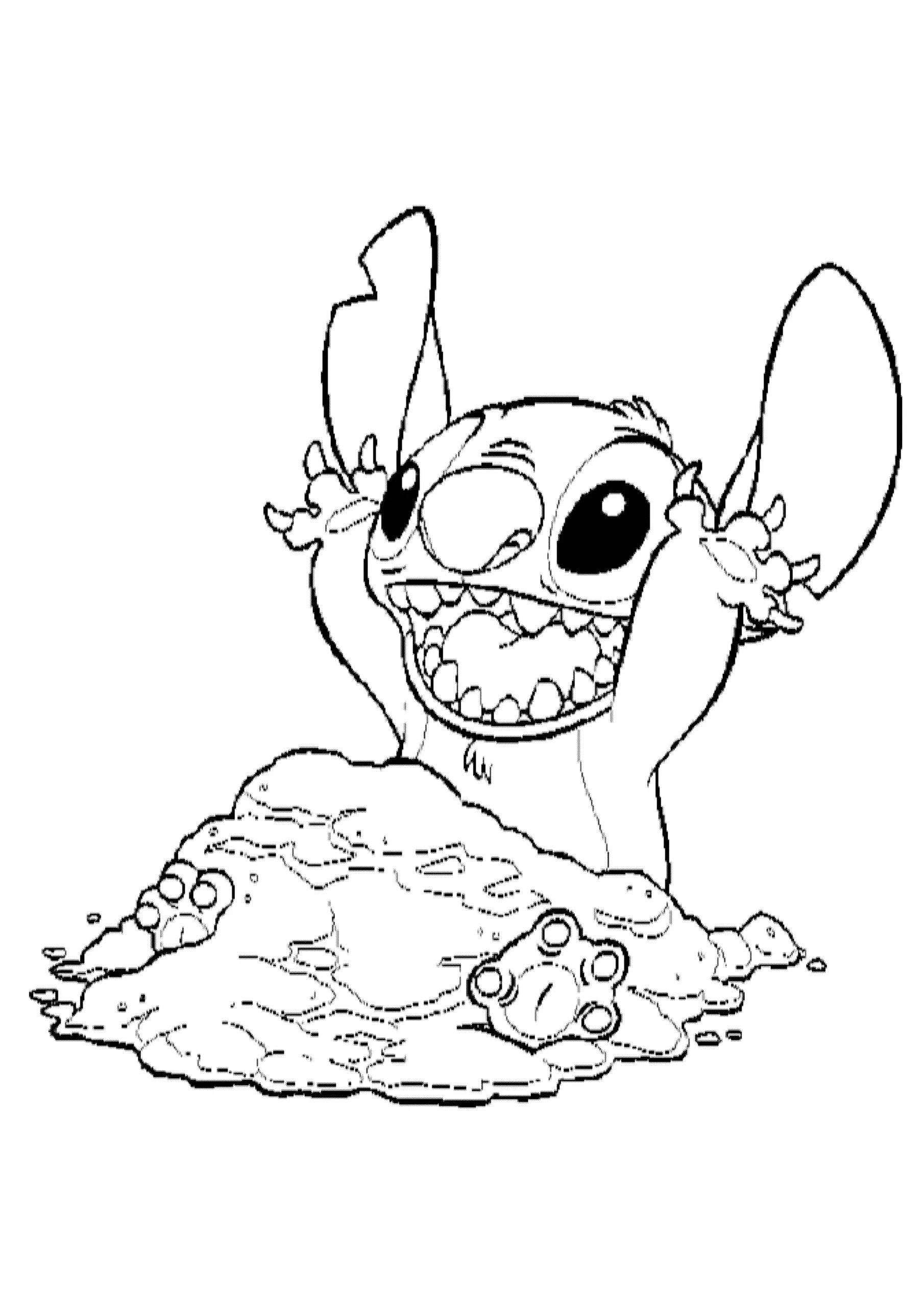 Stitch Ausmalbilder 9