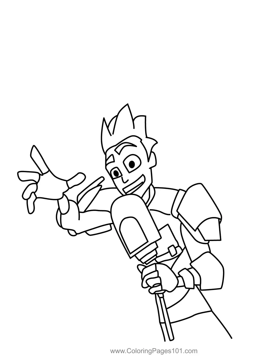 Storm Hawks Coloring Pages 8