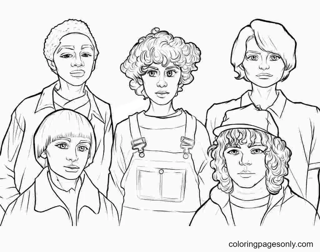 Stranger Things Ausmalbilder 2