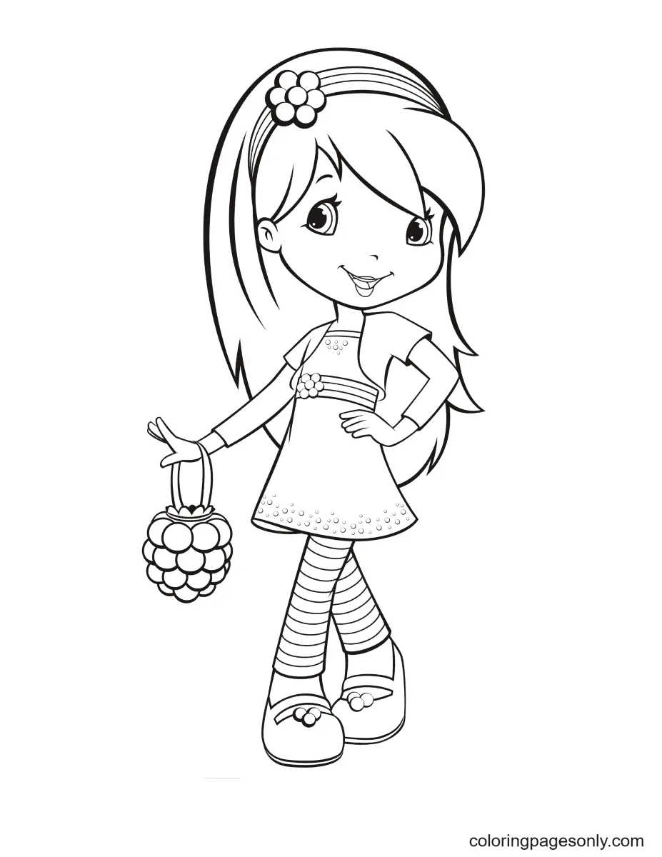 Strawberry Shortcake Coloring Pages 11