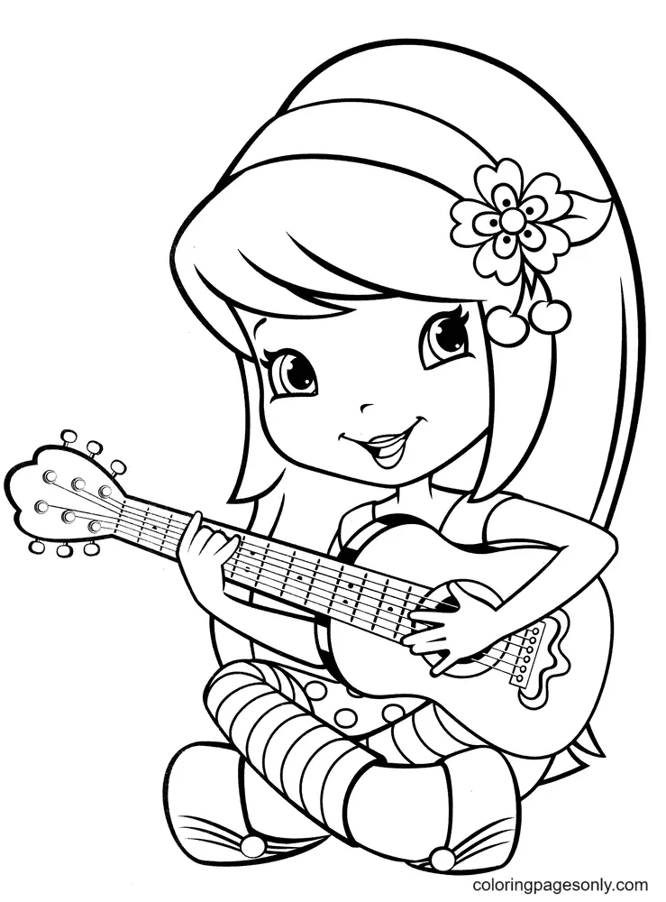 Strawberry Shortcake Coloring Pages 38