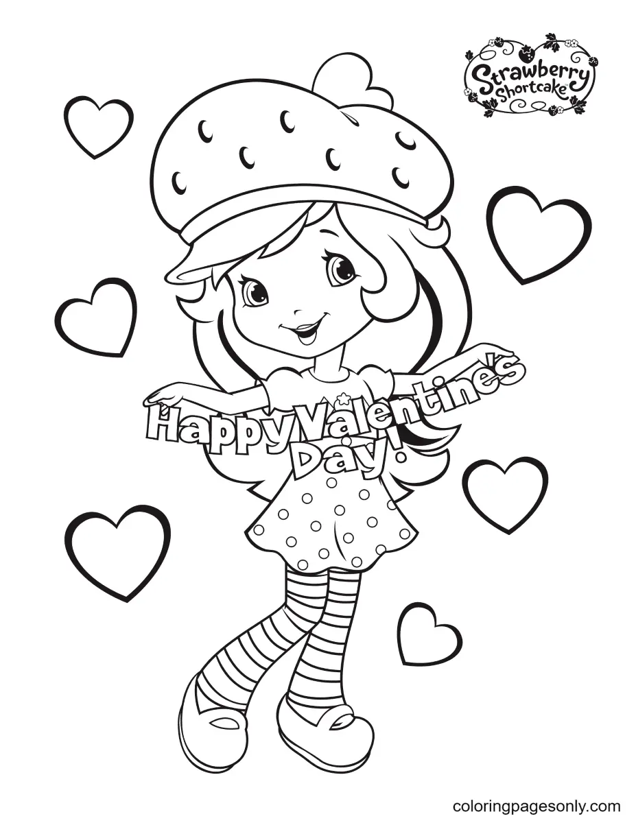 Strawberry Shortcake Coloring Pages 39