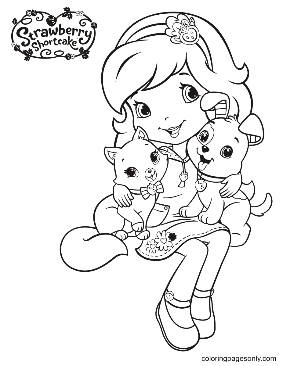 Strawberry Shortcake Coloring Pages 56