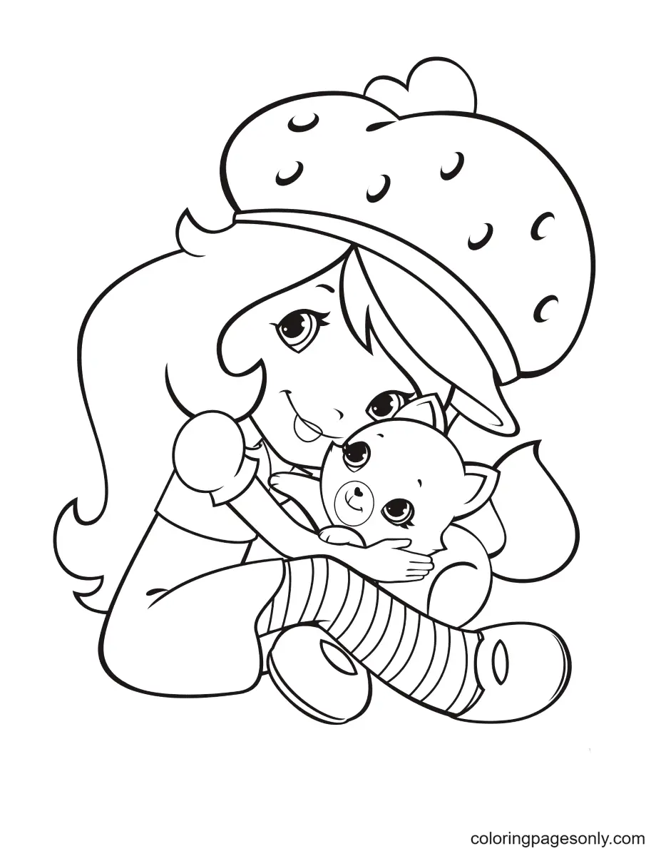 Strawberry Shortcake Coloring Pages 58
