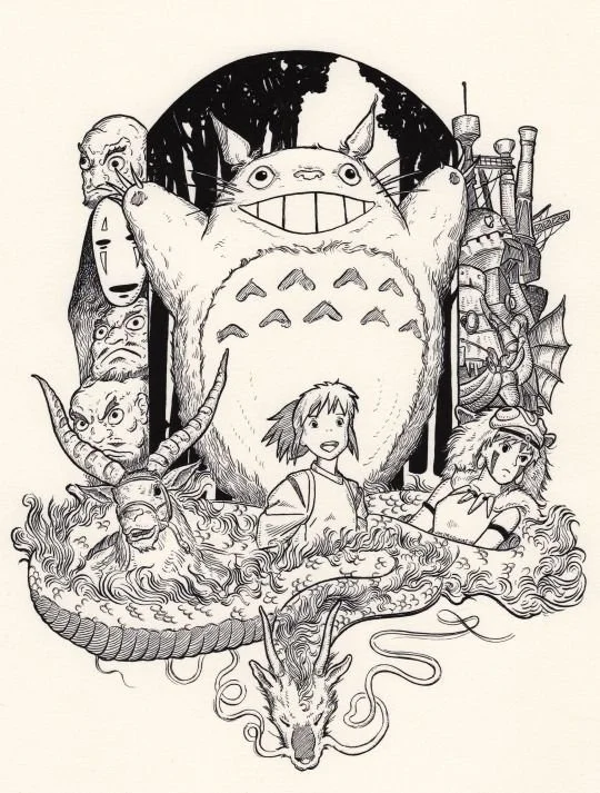 Studio Ghibli Coloring Pages 10