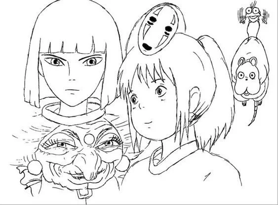 Studio Ghibli Para Colorear 16