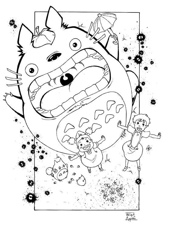 Studio Ghibli Ausmalbilder 2
