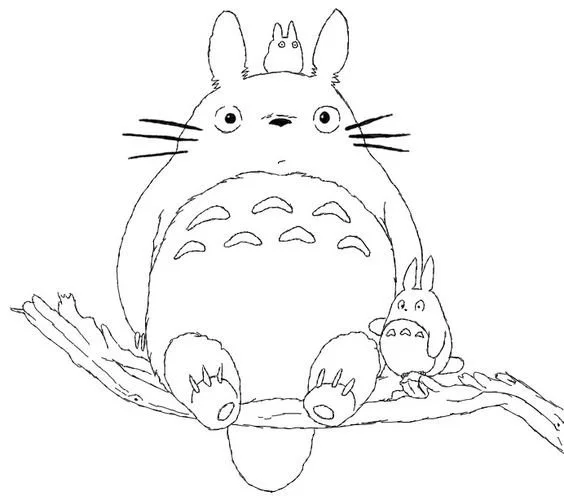 Studio Ghibli Para Colorear 24
