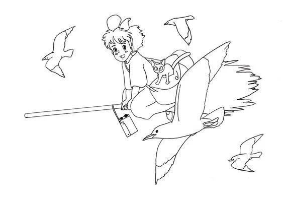 Studio Ghibli Para Colorear 26