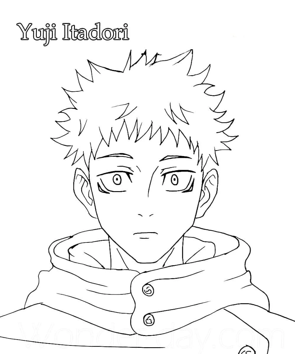 Sukuna Para Colorear 26