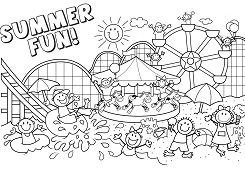 Sommer Ausmalbilder 15