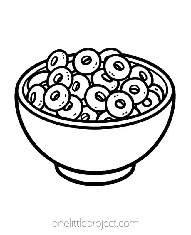 Comida de verao Para Colorir 17