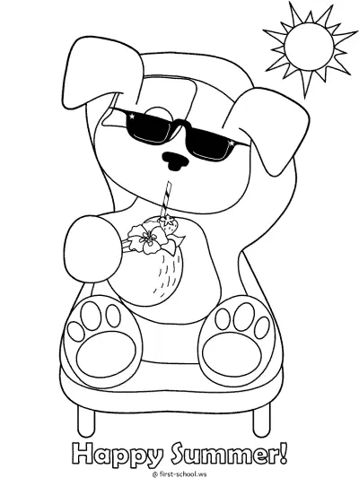 Comida de verao Para Colorir 19