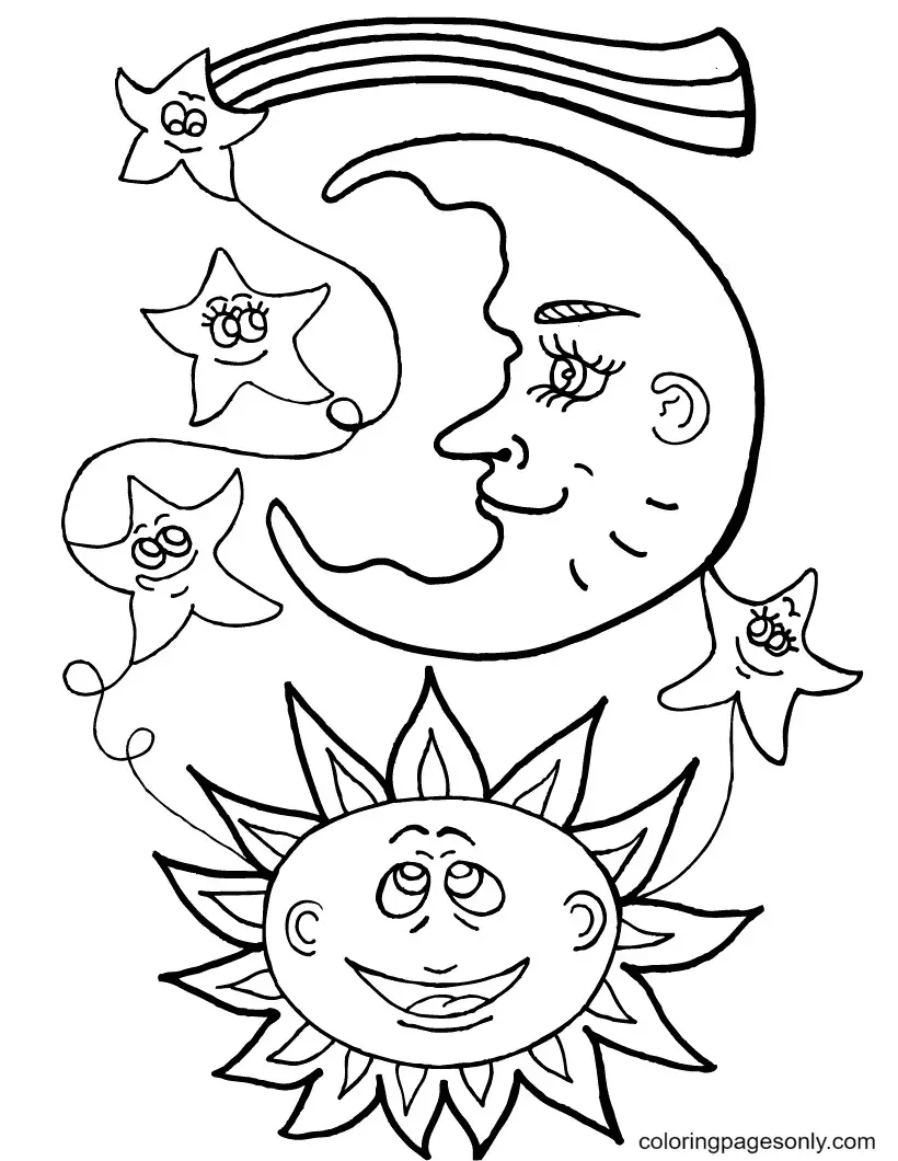 Desenhos de Sol Para Colorir 20