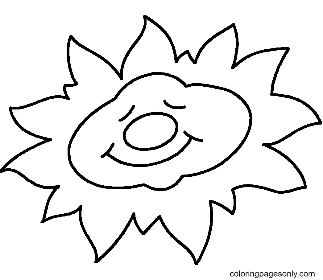 Desenhos de Sol Para Colorir 47