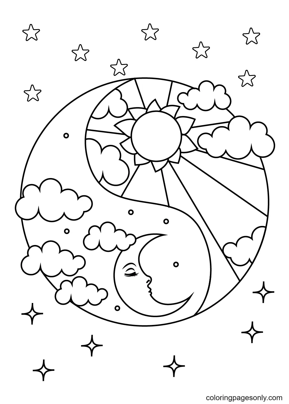 Desenhos de Sol Para Colorir 5