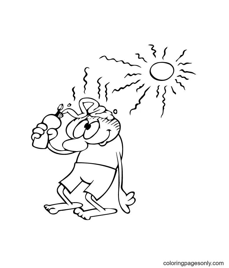 Desenhos de Sol Para Colorir 59