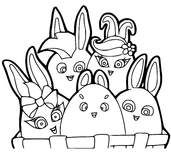 Sunny Bunnies Coloring Pages 17