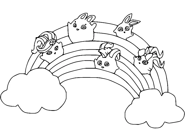 Sunny Bunnies Coloring Pages 31