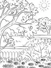 Desenhos de Por Do Sol Para Colorir 11