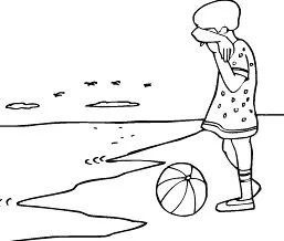 Desenhos de Por Do Sol Para Colorir 13