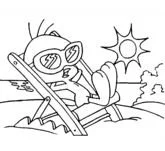 Desenhos de Por Do Sol Para Colorir 26