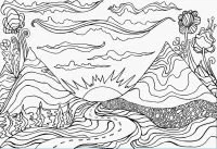 Desenhos de Por Do Sol Para Colorir 31
