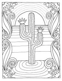 Desenhos de Por Do Sol Para Colorir 41