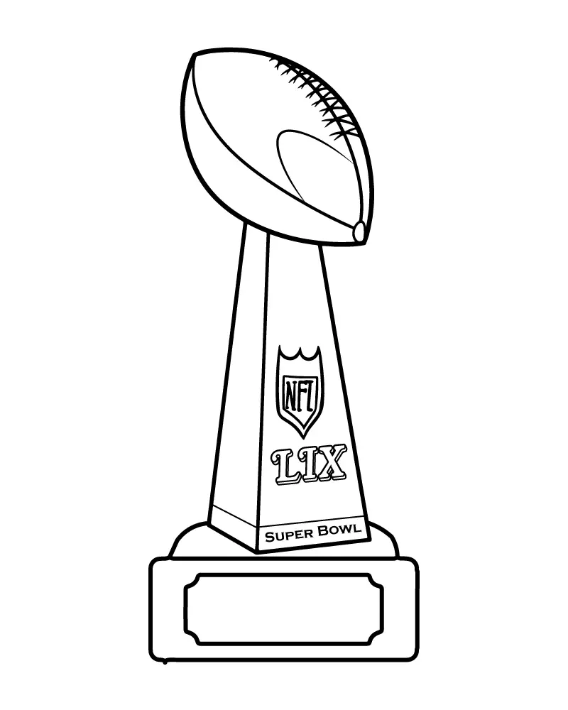 Super Bowl 2025 Ausmalbilder