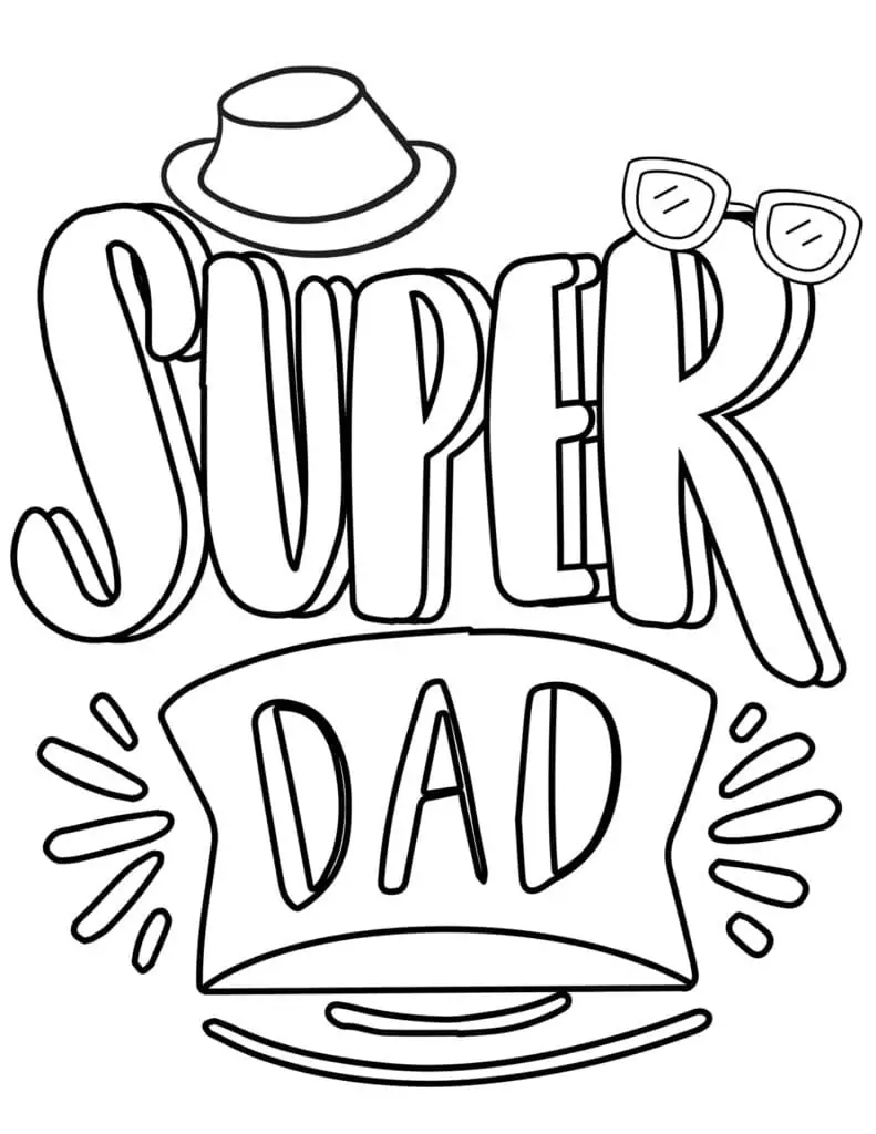 Super Dad Ausmalbilder 13