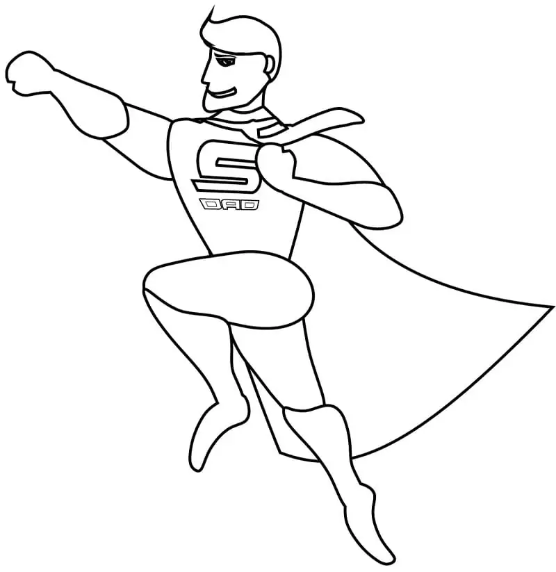 Super Dad Ausmalbilder 5