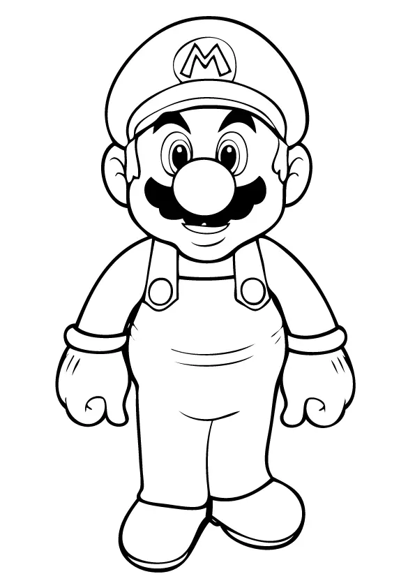 Super Mario Bros Ausmalbilder 3
