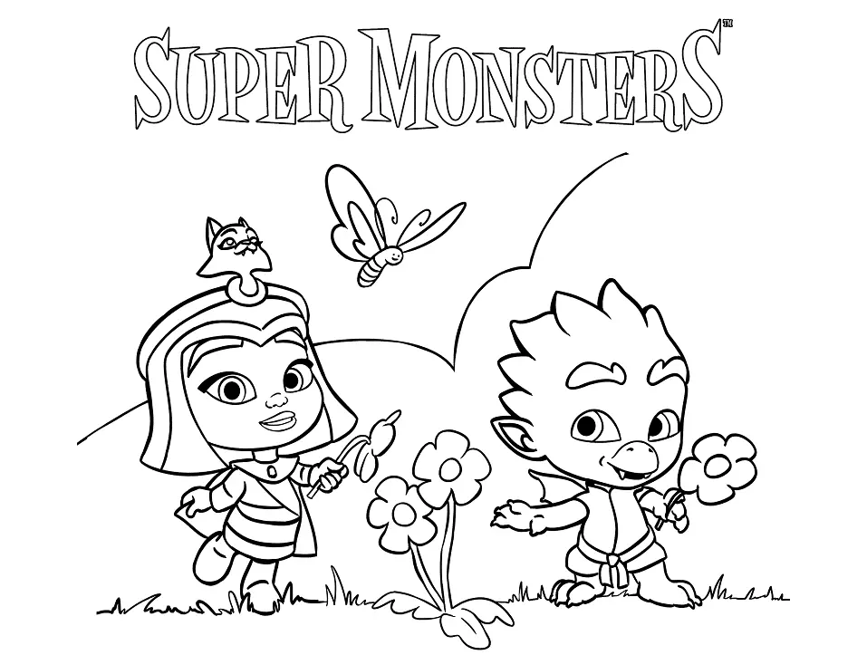 Super Monsters Coloring Pages 29