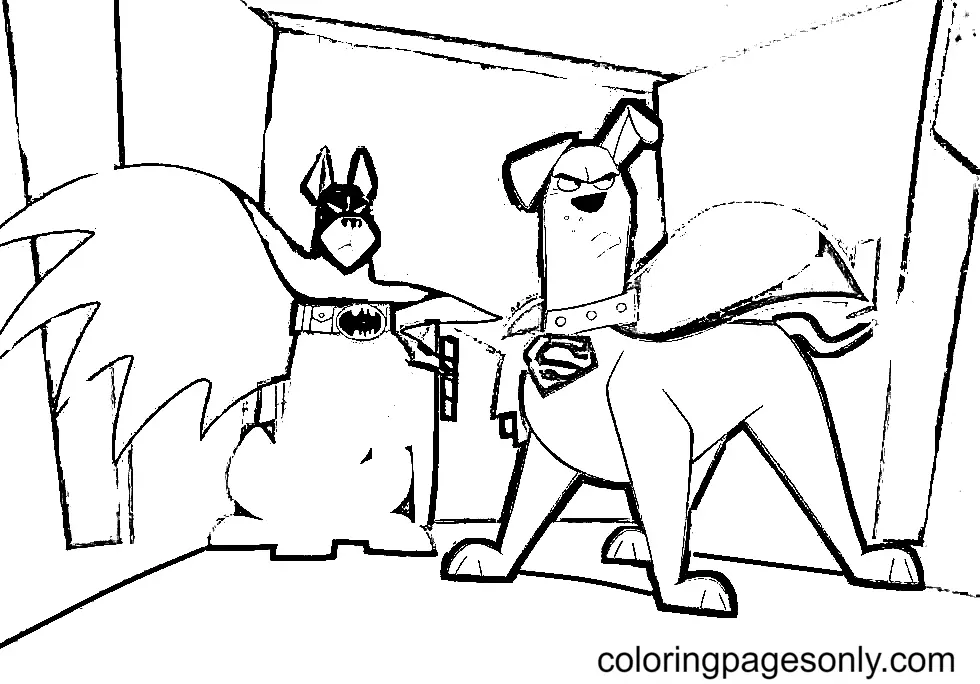Super Pets Ausmalbilder 13