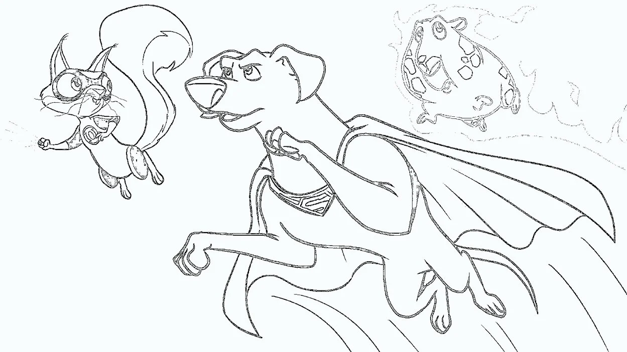 Super Pets Ausmalbilder 16