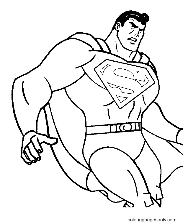 Superman Coloring Pages 35