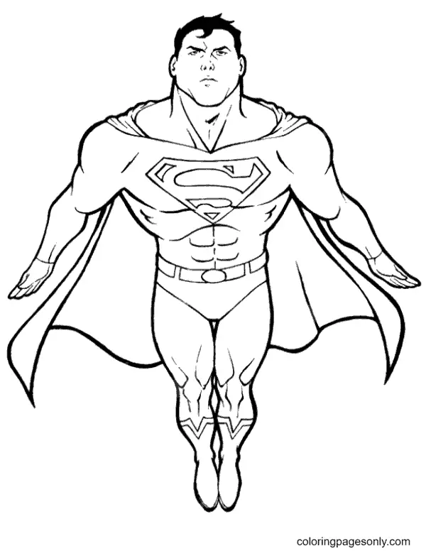 Superman Coloring Pages 39